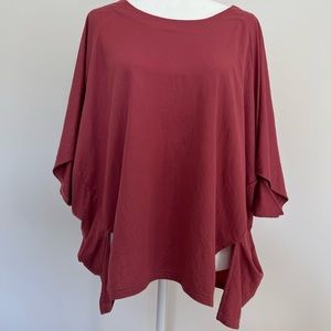 Lightweight pink loose shirt